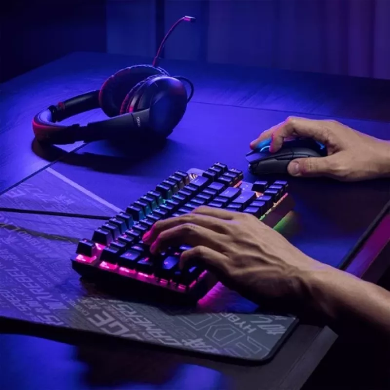 Ausinės ASUS ROG Strix Go, laidinės, USB-C, juodos