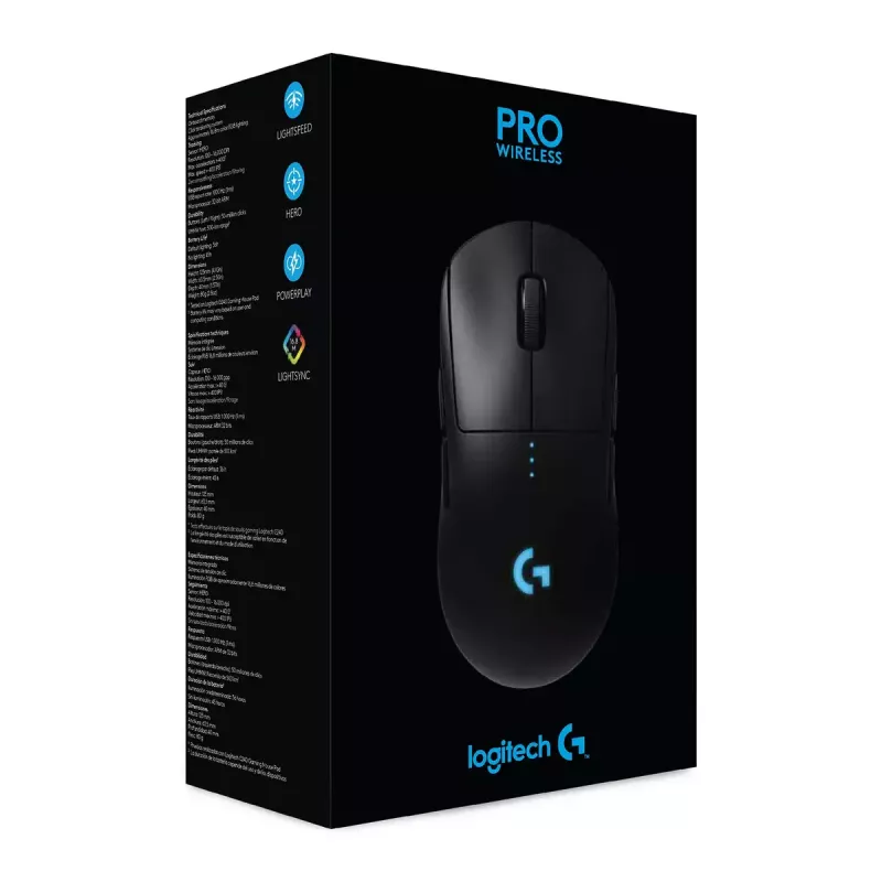 Pelytė Logitech G PRO Wireless RF Wireless žaidimams