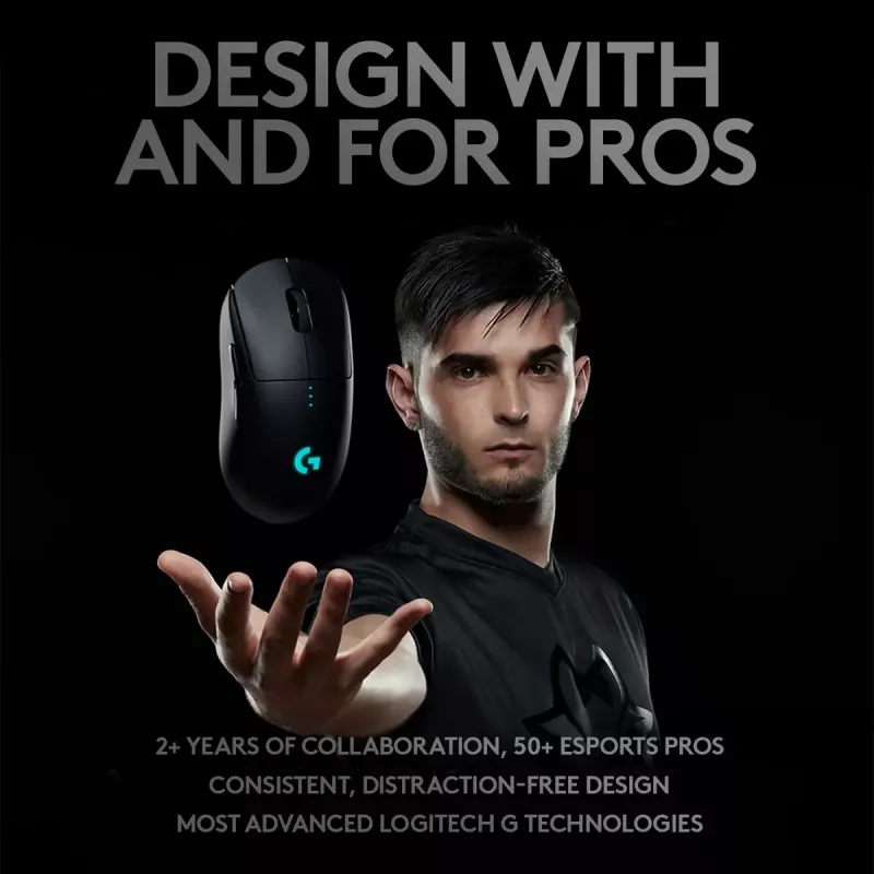 Pelytė Logitech G PRO Wireless RF Wireless žaidimams