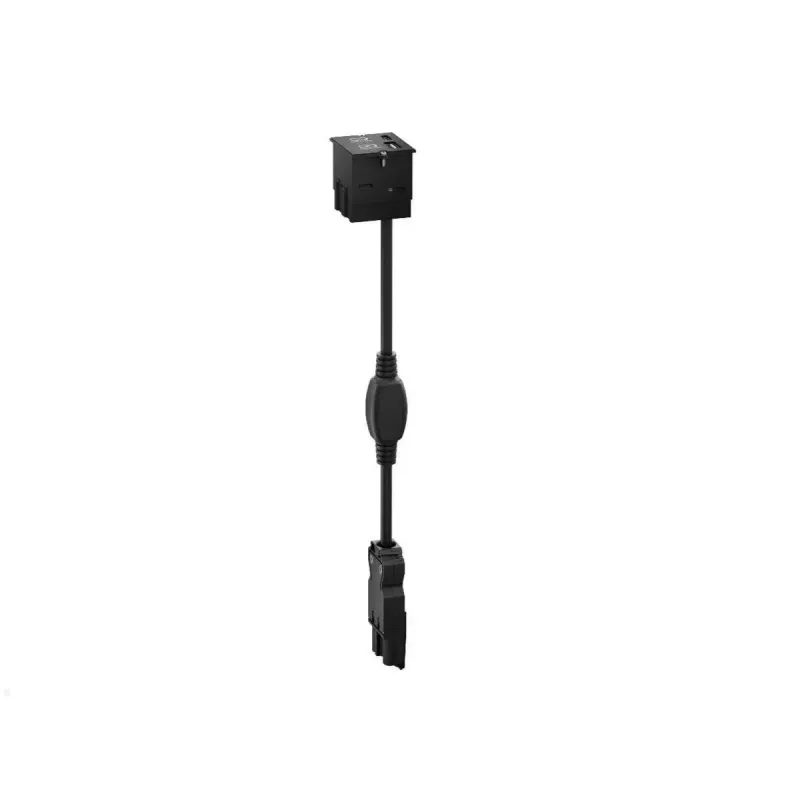 Kištukinis lizdas su USB A ir USB C Bachmann 917.227 Juoda IP20 250V