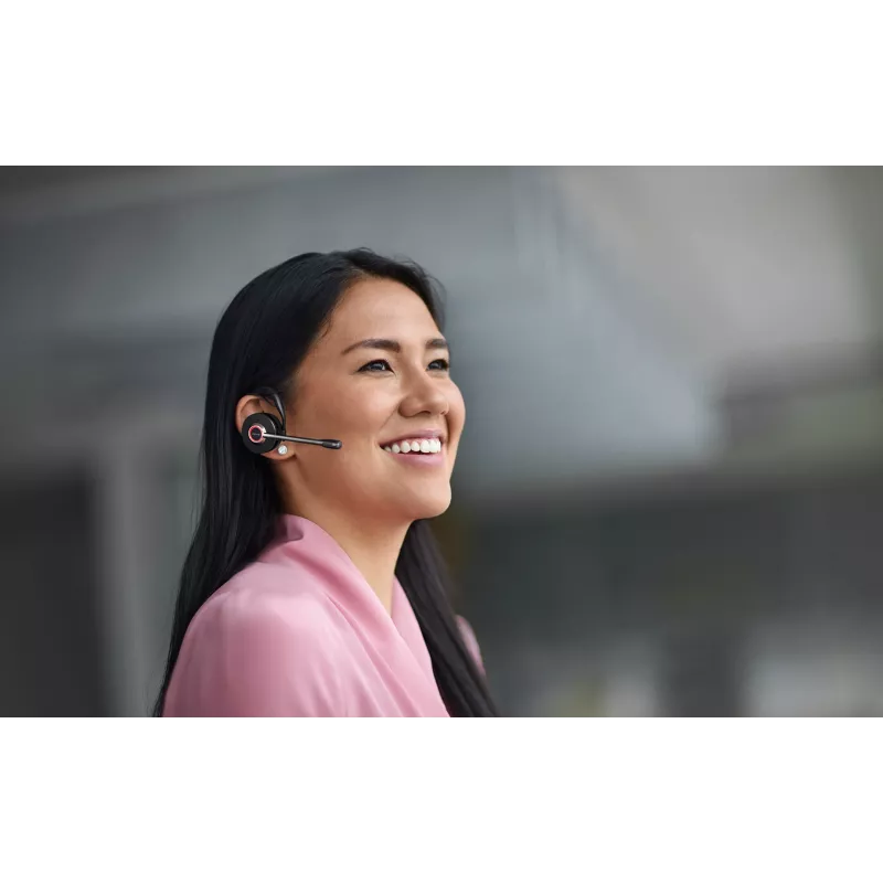Jabra Engage 55 MS Stereo belaidė ausinė ant galvos, biurui / skambučių centrui, USB Type-A, juoda