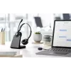 Jabra Engage 55 MS Stereo belaidė ausinė ant galvos, biurui / skambučių centrui, USB Type-A, juoda