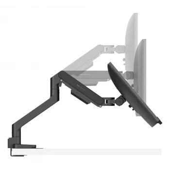 Monitorinis laikiklis BenQ BSH01 Ergo Arm, reguliuojamas aukštis, VESA suderinamas, juodas