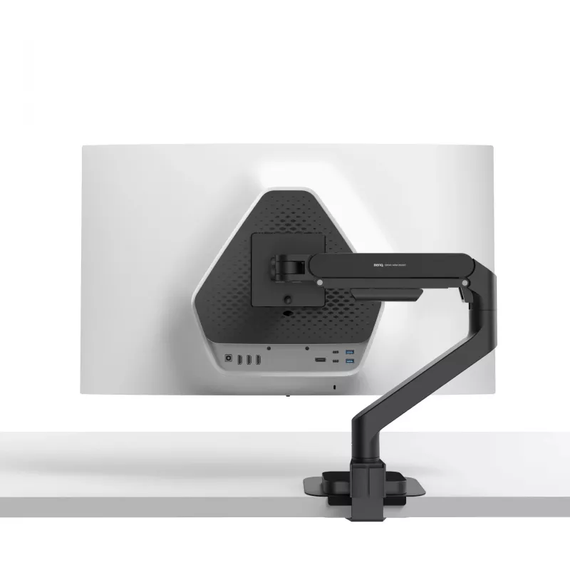 Monitorinis laikiklis BenQ BSH01 Ergo Arm, reguliuojamas aukštis, VESA suderinamas, juodas