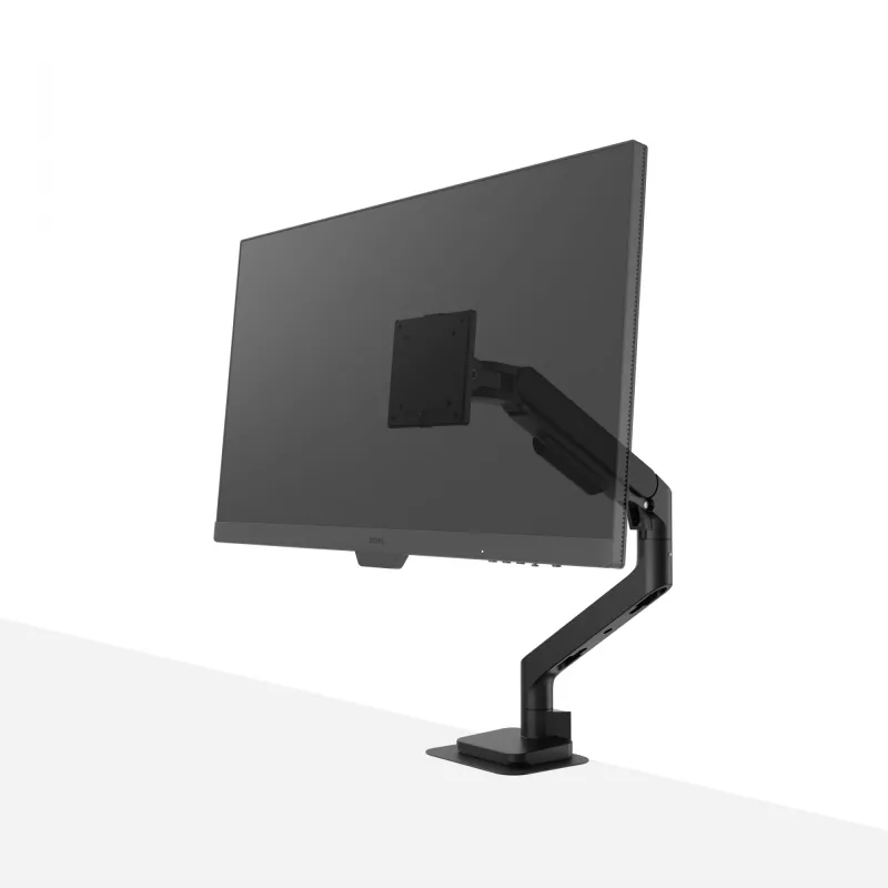 Monitorinis laikiklis BenQ BSH01 Ergo Arm, reguliuojamas aukštis, VESA suderinamas, juodas