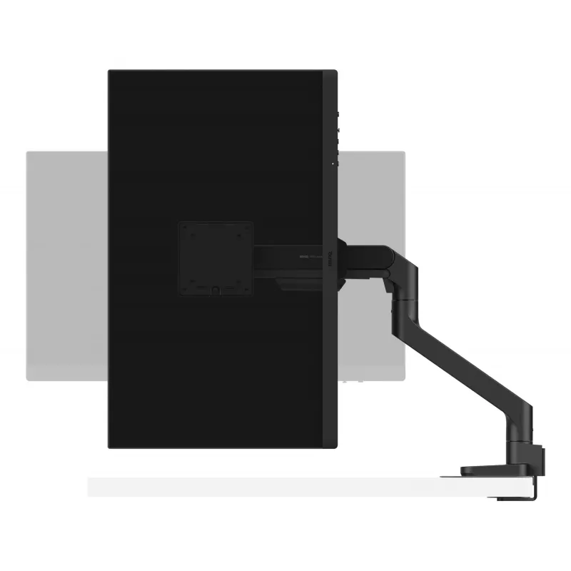 Monitorinis laikiklis BenQ BSH01 Ergo Arm, reguliuojamas aukštis, VESA suderinamas, juodas