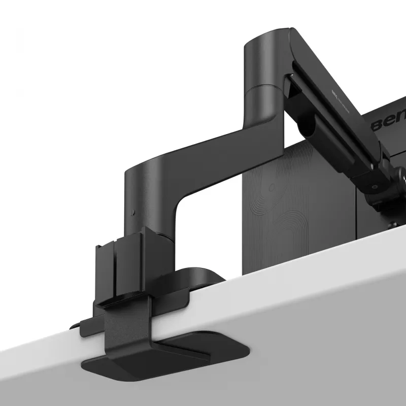 Monitorinis laikiklis BenQ BSH01 Ergo Arm, reguliuojamas aukštis, VESA suderinamas, juodas