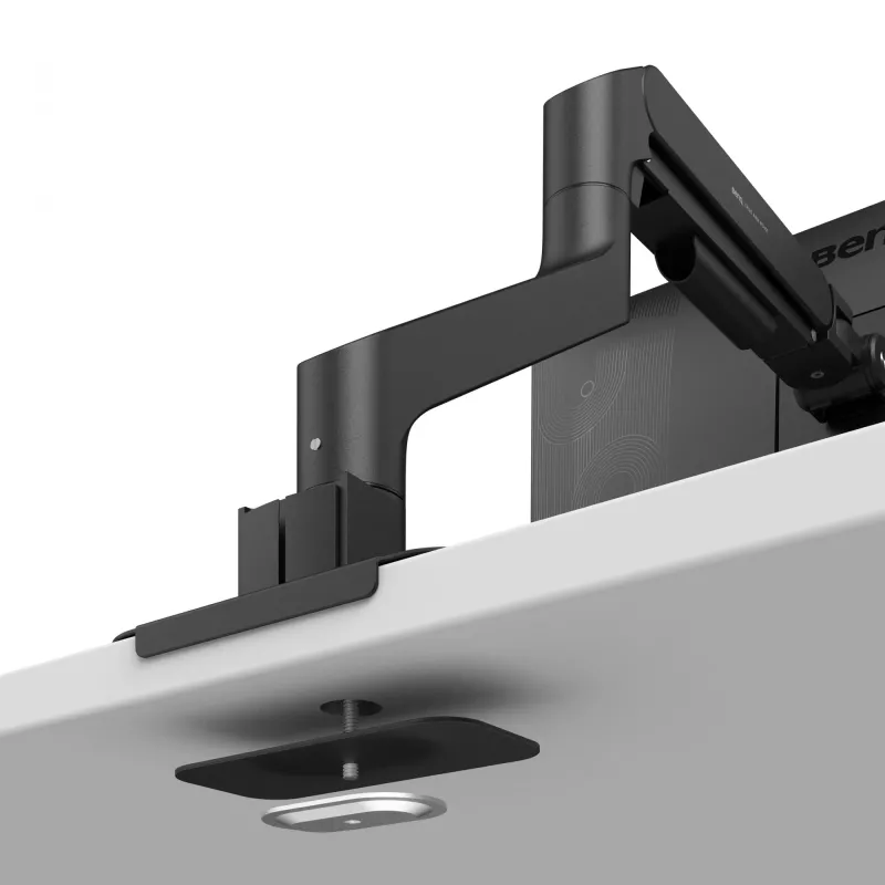 Monitorinis laikiklis BenQ BSH01 Ergo Arm, reguliuojamas aukštis, VESA suderinamas, juodas