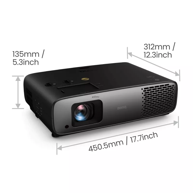 Projektorius BenQ W4100i standartinio atstumo 3200 ANSI liumenų DLP UHD 4K (3840x2160) 3D juodas