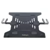 StarTech.com A2-LAPTOP-DESK-MOUNT reguliuojamas monitoriaus laikiklis su VESA nešiojamojo kompiuterio padėklu, kompiuteriui iki 4,5 kg (9,9 lb) ir vienam ekranui, tvirtinimas gnybtu arba per stalo angą, plienas / plastikas, juodas