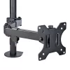 StarTech.com A2-LAPTOP-DESK-MOUNT reguliuojamas monitoriaus laikiklis su VESA nešiojamojo kompiuterio padėklu, kompiuteriui iki 4,5 kg (9,9 lb) ir vienam ekranui, tvirtinimas gnybtu arba per stalo angą, plienas / plastikas, juodas