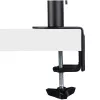 StarTech.com A2-LAPTOP-DESK-MOUNT reguliuojamas monitoriaus laikiklis su VESA nešiojamojo kompiuterio padėklu, kompiuteriui iki 4,5 kg (9,9 lb) ir vienam ekranui, tvirtinimas gnybtu arba per stalo angą, plienas / plastikas, juodas