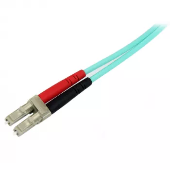 StarTech.com 10m (30ft) LC/UPC į LC/UPC OM3 daugiamodis optinis pluošto kabelis, pilnas dupleksas 50/125µm, 100G, maži įterpimo nuostoliai, LSZH šviesolaidinis trumpiklis