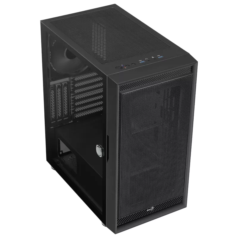 Korpusas Aerocool GRAPHITE V1 su tinkline priekine panele