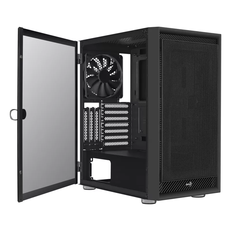 Korpusas Aerocool GRAPHITE V1 su tinkline priekine panele