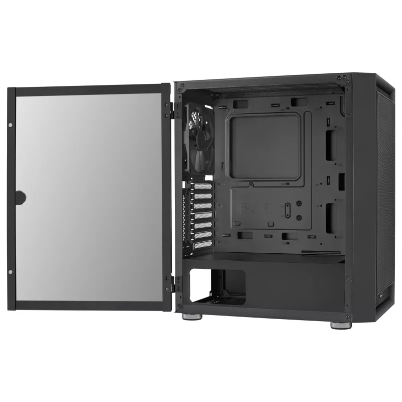 Korpusas Aerocool GRAPHITE V1 su tinkline priekine panele