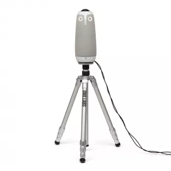 Tripod OWL, trikojis stovas „Meeting Owl“ konferencinei kamerai, 3 kojos, min. aukštis 44,8 cm, svoris 1,52 kg, sidabrinis