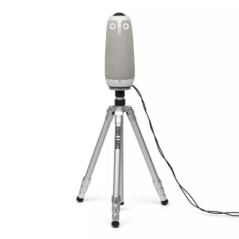 Tripod OWL, trikojis stovas „Meeting Owl“ konferencinei kamerai, 3 kojos, min. aukštis 44,8 cm, svoris 1,52 kg, sidabrinis