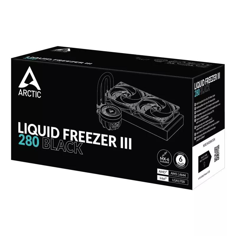 ARCTIC Liquid Freezer III 280 – universalus viskas viename CPU vandens aušintuvas