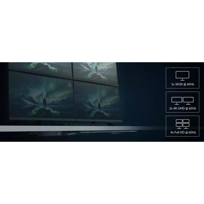 Mini kompiuteris ARCTIC Senza 5500GT AMD Ryzen 5 16GB RAM 1TB SSD AMD Radeon RX Vega 7 Windows 11