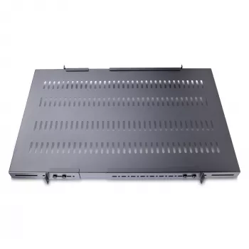 StarTech.com ADJSHELFHDV 1U reguliuojamo gylio ventiliuojama lentyna serverio stovui – 150 kg talpa, 19,5–38 col. gylis, 27,5 col. gylio