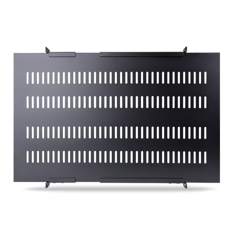 StarTech.com ADJSHELFHDV 1U reguliuojamo gylio ventiliuojama lentyna serverio stovui – 150 kg talpa, 19,5–38 col. gylis, 27,5 col. gylio