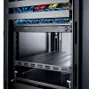 StarTech.com ADJSHELFHDV 1U reguliuojamo gylio ventiliuojama lentyna serverio stovui – 150 kg talpa, 19,5–38 col. gylis, 27,5 col. gylio