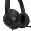 Targus AEH102GL ausinės / headset, laidinės, antgalvinės, skambučiams ir muzikai, USB-A, juodos