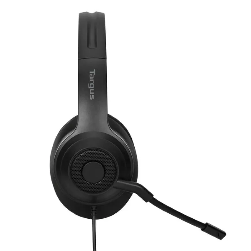 Targus AEH102GL ausinės / headset, laidinės, antgalvinės, skambučiams ir muzikai, USB-A, juodos