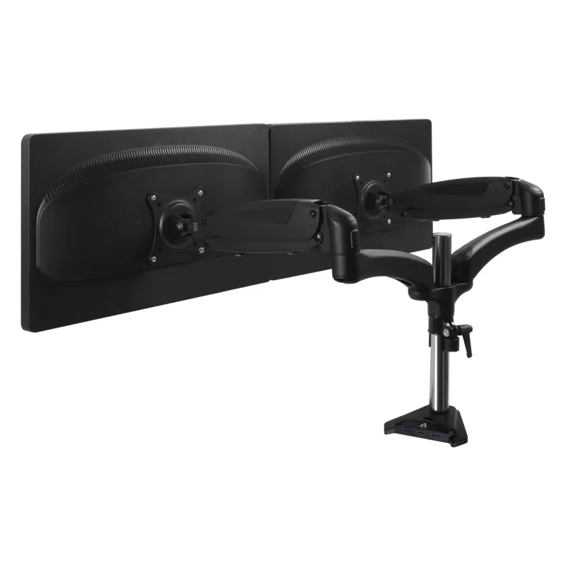 ARCTIC Z2-3D Gen 3 Dvigubo monitoriaus laikiklis su dujine spyruokle, spaustuvas, 8 kg, 73,7 cm (29 col.), 86,4 cm (34 col.), 100 x 100 mm, Juoda