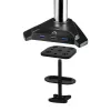 ARCTIC Z2-3D Gen 3 Dvigubo monitoriaus laikiklis su dujine spyruokle, spaustuvas, 8 kg, 73,7 cm (29 col.), 86,4 cm (34 col.), 100 x 100 mm, Juoda