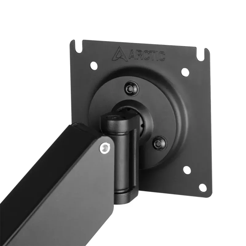 Stalinis laikiklis monitoriui su dujine spyruokle ARCTIC X1-3D – iki 43 colių / 10 kg, VESA 75x75–100x100, juodas