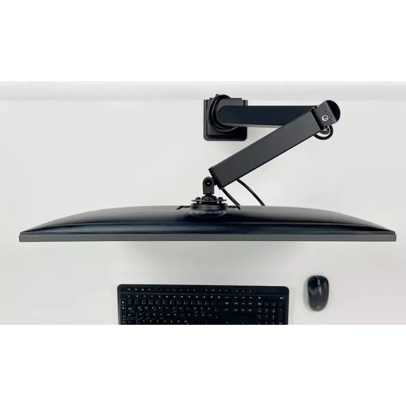 Stalinis laikiklis monitoriui su dujine spyruokle ARCTIC X1-3D – iki 43 colių / 10 kg, VESA 75x75–100x100, juodas