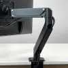 Stalinis laikiklis monitoriui su dujine spyruokle ARCTIC X1-3D – iki 43 colių / 10 kg, VESA 75x75–100x100, juodas