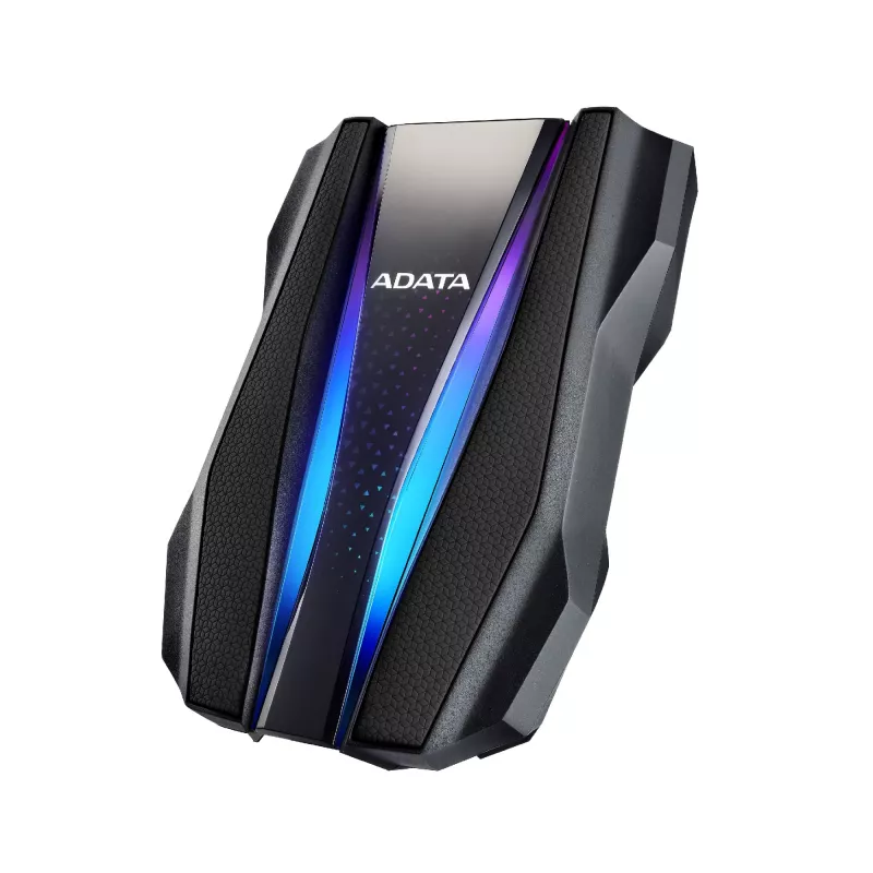 Išorinis kietasis diskas ADATA HD770G 2TB 2,5 colio USB 3.2 Gen 1 juodas, atsparus smūgiams, maitinamas iš USB
