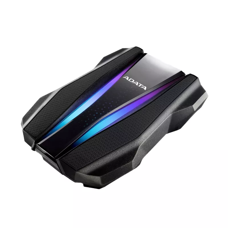 Išorinis kietasis diskas ADATA HD770G 2TB 2,5 colio USB 3.2 Gen 1 juodas, atsparus smūgiams, maitinamas iš USB