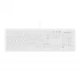 Contour Design Active Key Contour ClassicClean medicininė klaviatūra IP68 pilno dydžio laidinė balta DE C8100