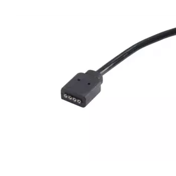 Prailginimo ir skirstymo kabelis RGB LED Akasa AK-CBLD04-50BK, 50 cm, juodas