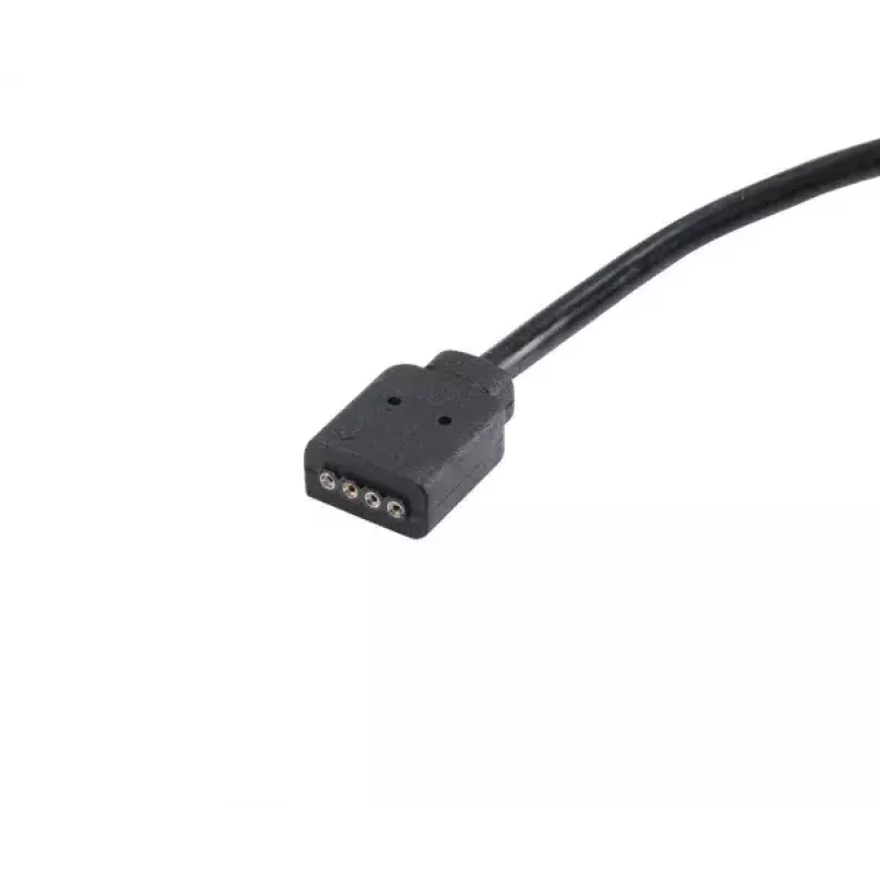 Prailginimo ir skirstymo kabelis RGB LED Akasa AK-CBLD04-50BK, 50 cm, juodas