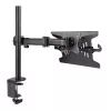 StarTech.com Laptop Desk Mount – monitorų ir nešiojamųjų kompiuterių laikiklis – iki 34 colių (8 kg) ir nešiojamųjų (4,5 kg) – sukama VESA lentyna – spaustuvinis / per angą tvirtinimas
