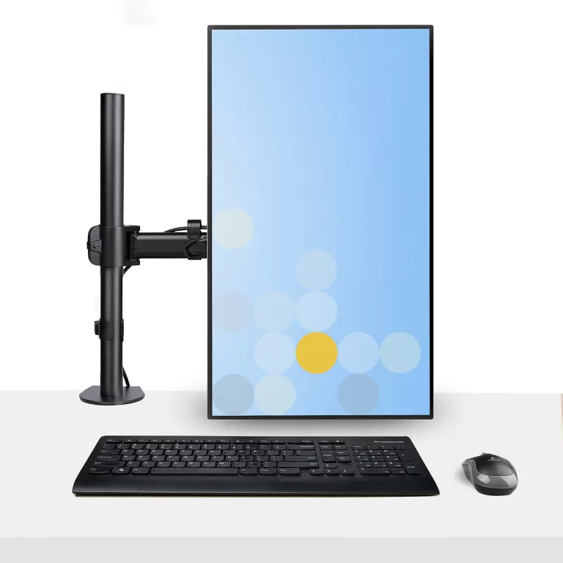StarTech.com Laptop Desk Mount – monitorų ir nešiojamųjų kompiuterių laikiklis – iki 34 colių (8 kg) ir nešiojamųjų (4,5 kg) – sukama VESA lentyna – spaustuvinis / per angą tvirtinimas