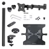 StarTech.com Laptop Desk Mount – monitorų ir nešiojamųjų kompiuterių laikiklis – iki 34 colių (8 kg) ir nešiojamųjų (4,5 kg) – sukama VESA lentyna – spaustuvinis / per angą tvirtinimas