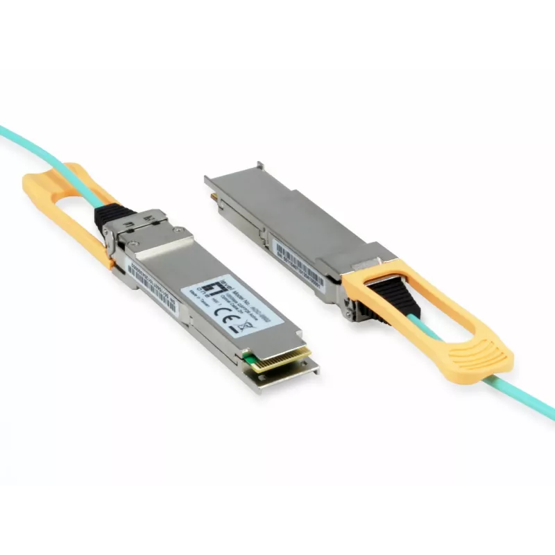 LevelOne AOC-0502 tinklo siųstuvas-imtuvas Šviesolaidinis 103100 Mbit/s QSFP28 850 nm