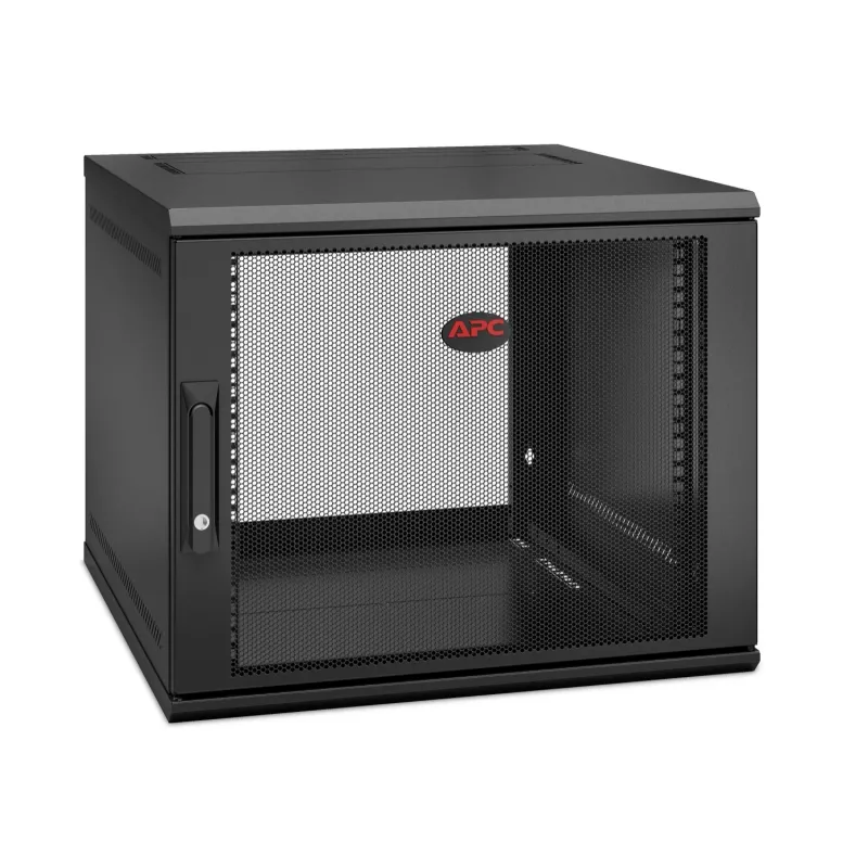 APC NetShelter WX AR109SH6, 9U, 19 colių sieninis tinklo spintos korpusas, pilnai surinktas, 600 mm gylis