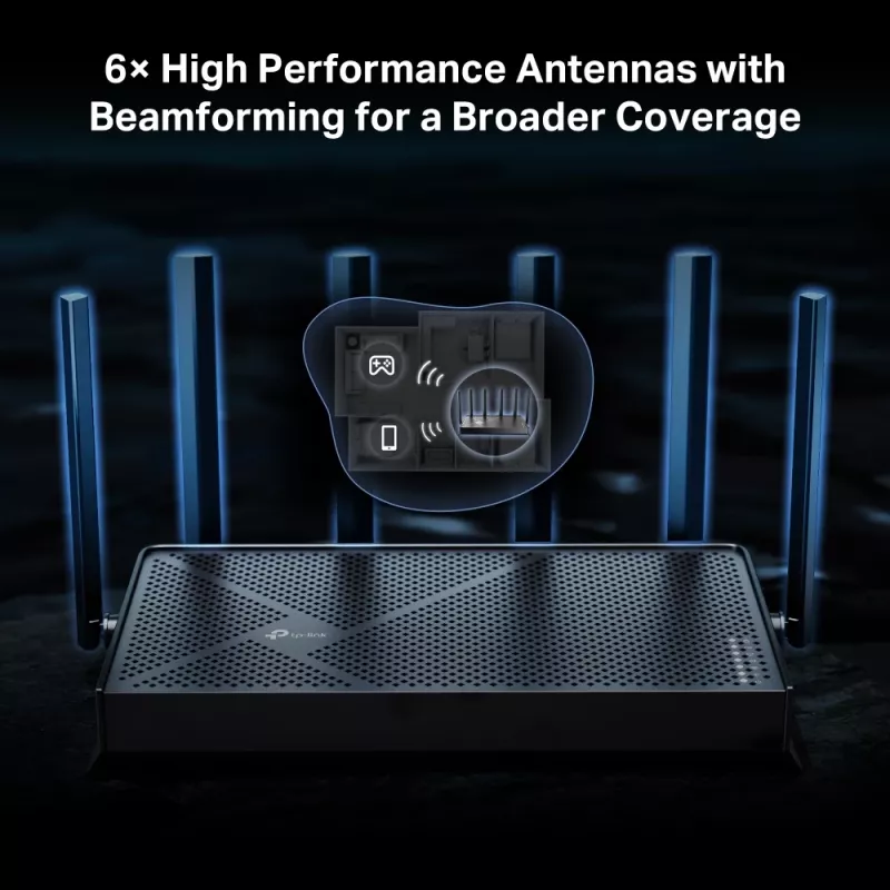 TP-Link Archer BE400 belaidis maršrutizatorius 2.5 Gigabit Ethernet dviejų juostų (2,4 GHz / 5 GHz) Juodas