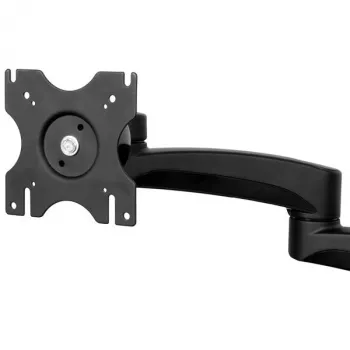 StarTech.com Dviguba monitoriaus rankena tvirtinimui prie stalo - Artikuliuojama, Gnybtas, 13.6 kg, 30.5 cm (12 colių), 61 cm (24 coliai), 100 x 100 mm, Juoda