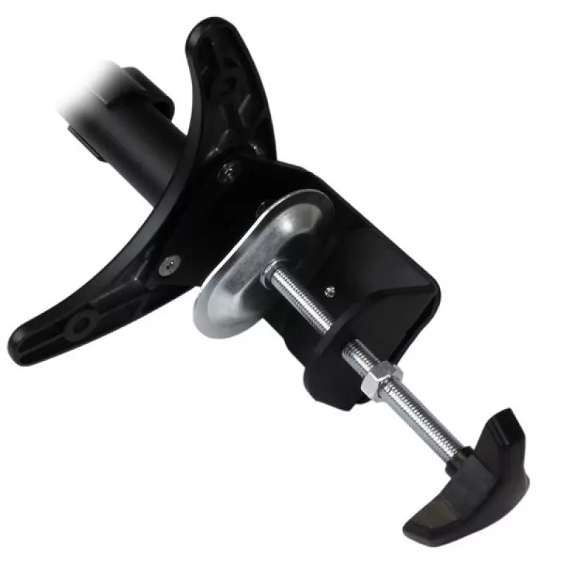 StarTech.com Dviguba monitoriaus rankena tvirtinimui prie stalo - Artikuliuojama, Gnybtas, 13.6 kg, 30.5 cm (12 colių), 61 cm (24 coliai), 100 x 100 mm, Juoda
