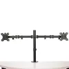 StarTech.com ARMDUAL2 Dvigubas monitoriaus laikiklis ant stalo – spaustuvas / grommet, VESA iki 32 colių, ergonomiškas, reguliuojamas aukštis/pakreipimas/pasukimas/rotacija