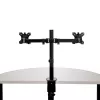 StarTech.com ARMDUAL2 Dvigubas monitoriaus laikiklis ant stalo – spaustuvas / grommet, VESA iki 32 colių, ergonomiškas, reguliuojamas aukštis/pakreipimas/pasukimas/rotacija