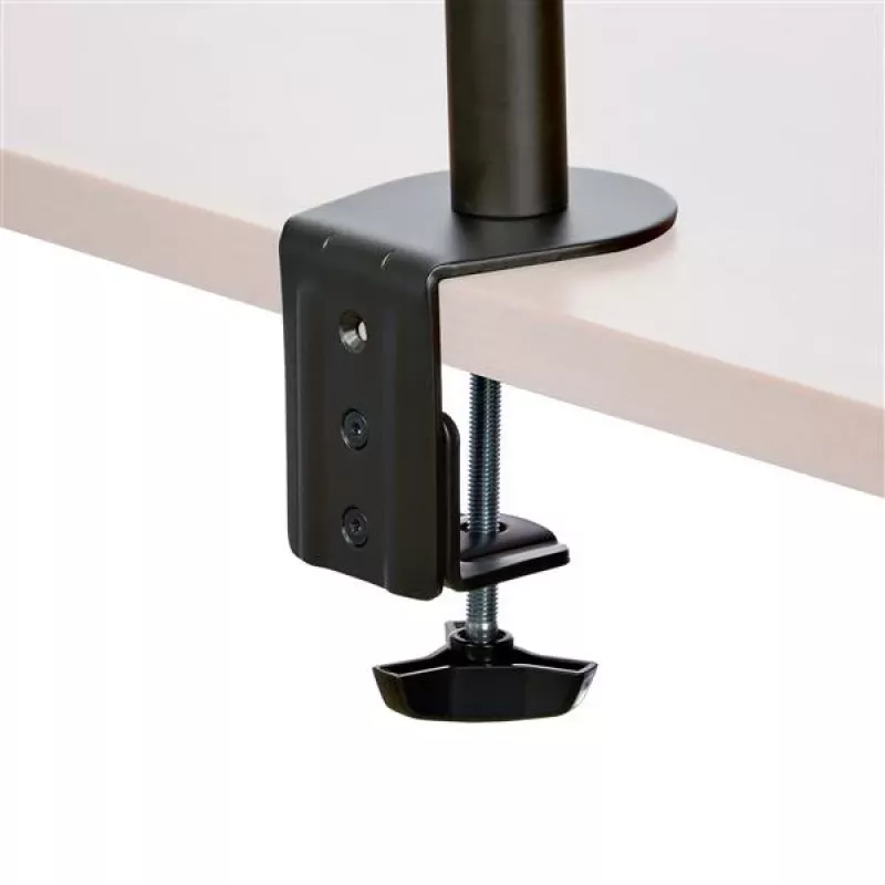 StarTech.com ARMDUAL2 Dvigubas monitoriaus laikiklis ant stalo – spaustuvas / grommet, VESA iki 32 colių, ergonomiškas, reguliuojamas aukštis/pakreipimas/pasukimas/rotacija